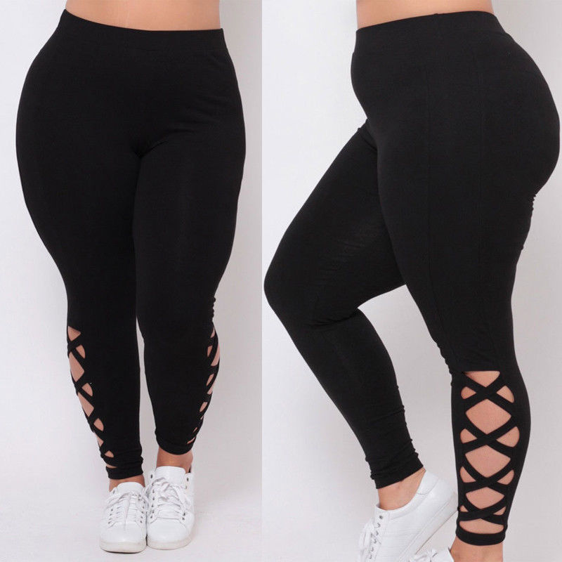 Legging Plus Size com Recorte