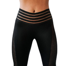 Carregar imagem no visualizador da galeria, Legging com Recorte Lateral e Painéis em Mesh
